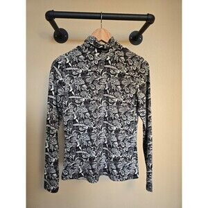 By Design NWT‎ black and white turtle neck women's size small